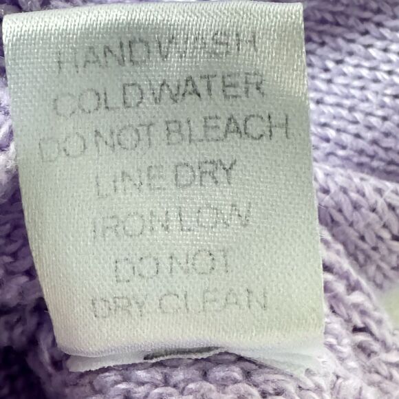 Bibi Daisy Days Print Cropped Sweater Oversized Kimono Sleeves Floral  Purple XL - Picture 13 of 15